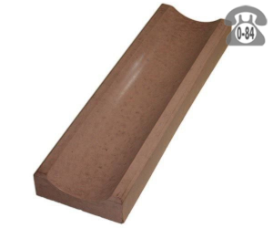 Водосток тротуарный Новоплит (Производство тротуарной плитки) вибролитой бетонный 500 мм 150 мм 40 мм коричневый с. Новая Усмань