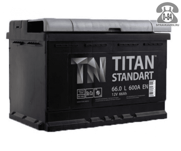Аккумулятор для транспортного средства Титан (Titan) Standart