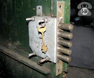 Ключ цилиндровый (английский) для гаражного замка по ключу-оригиналу изготовление на заказ