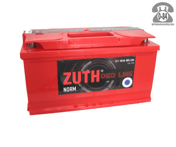 Аккумулятор для транспортного средства Зуф (Zuth) Red Line