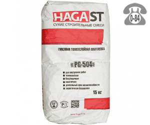 Шпаклёвка ХагаСТ (HagaST) PG-504 15 кг белая