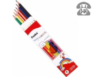 Цветные карандаши CQ1106 цветов 6 картонная коробка